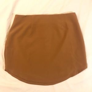 Tobi Camel Skirt